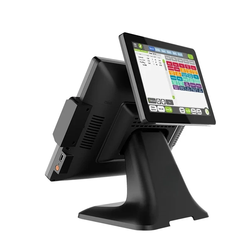 15 Inch Point Of Sale POS Terminal Restaurant All In One Touch POS Machine Windows POS Systems