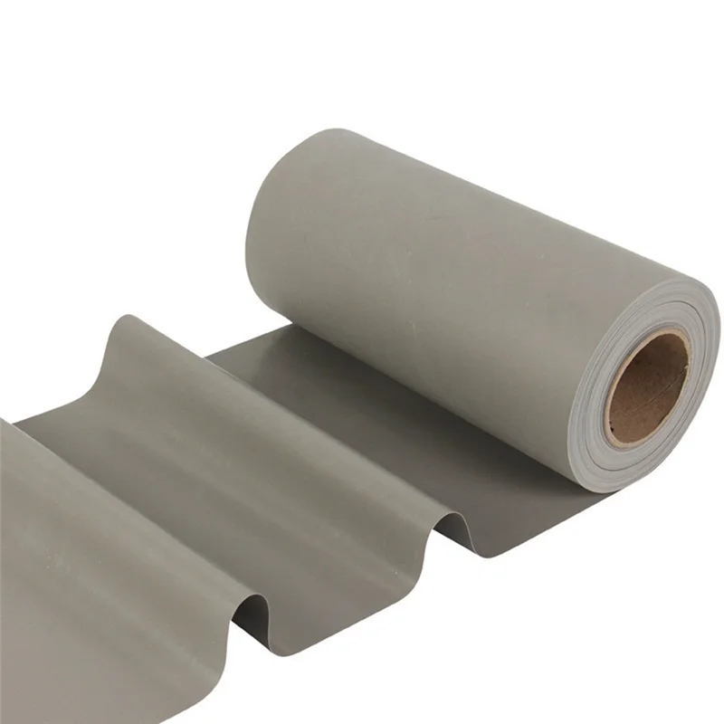 

A93Z Insulating Silicone Cloth, 300Mm Wide Grey Soft Silicone Cloth, No Adhesive Backing Thermal Pad(1M)