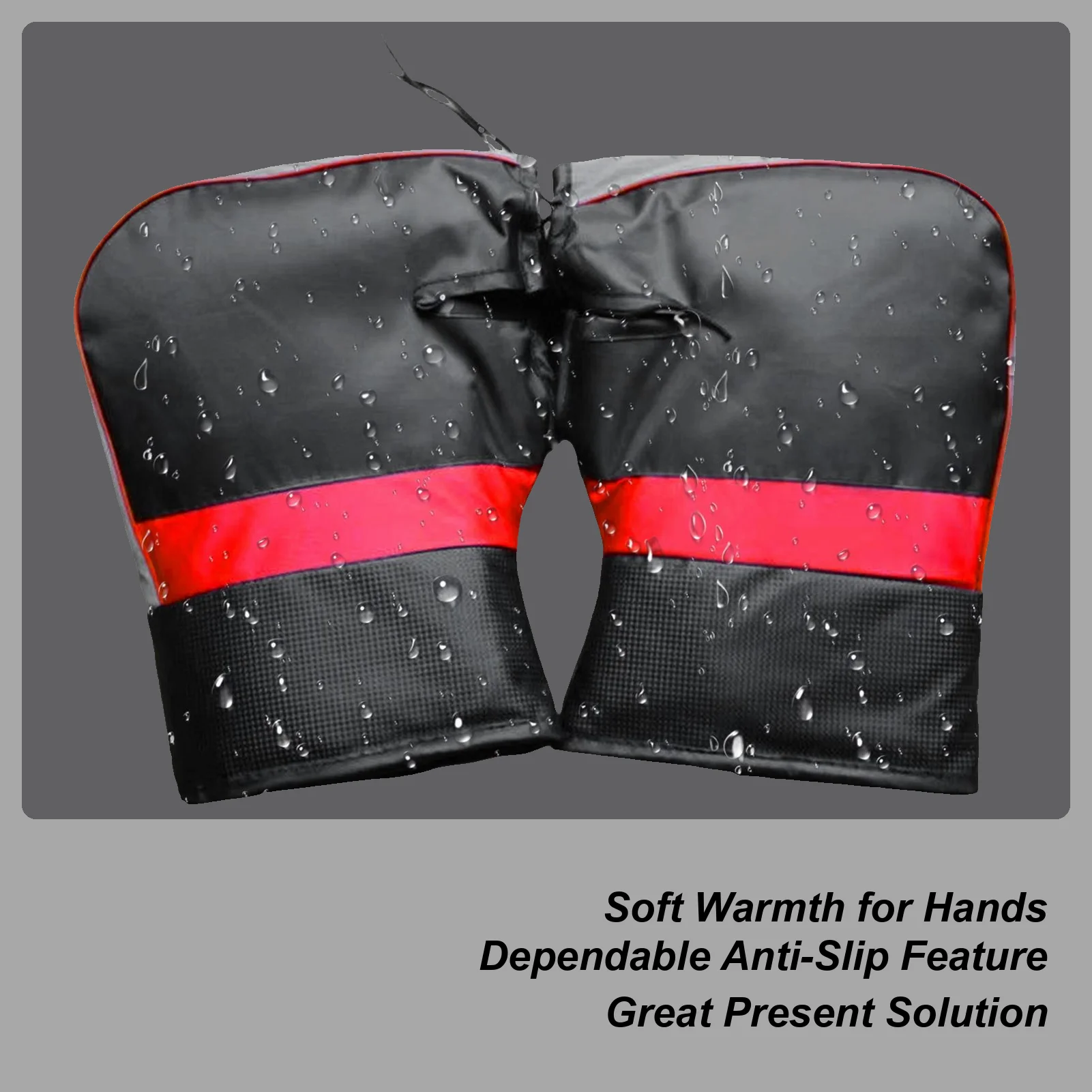 

Перчатки на руль велосипеда, теплые принадлежности для трехколесного велосипеда, водонепроницаемые перчатки на руль мотоцикла для скутера, мотоцикла, снегохода, мотоцикла