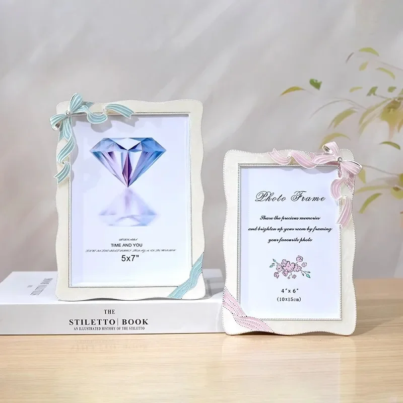 fashion 6and 7inches  Metal Picture Frames photocards holder metal frame for photo for home decoration