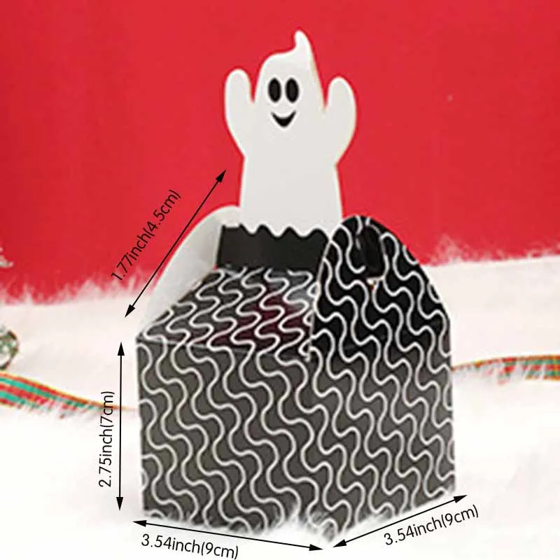 Halloween Pumpkin Spider Ghost Candy Box Packaging