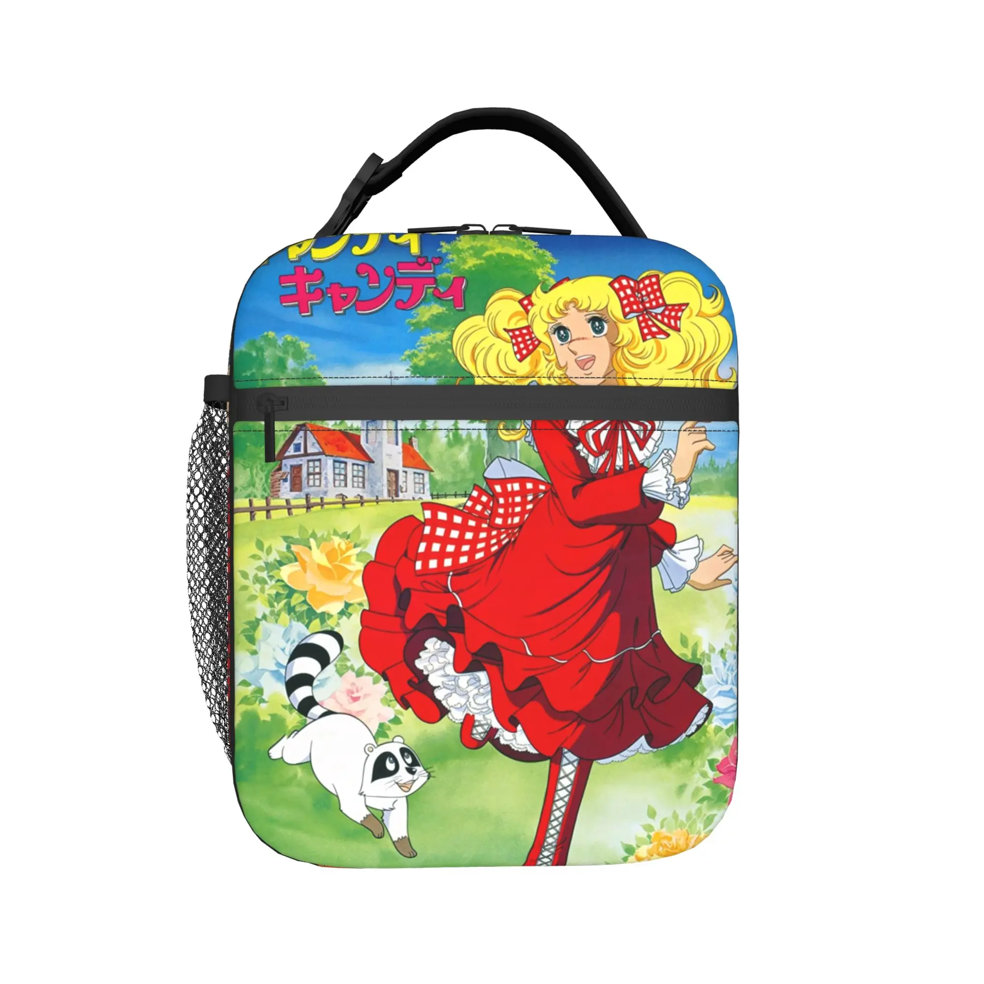 Kawaii Anime Candy Candy Accessories Insulated Lunch Bag For Travel  Food Storage Bag Portable Cooler Thermal Lunch Boxes