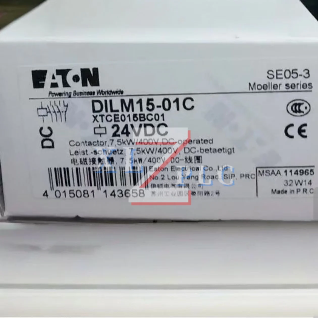 DILM15-01 24VDC DILM15-01C 24VDC neues Originalschütz