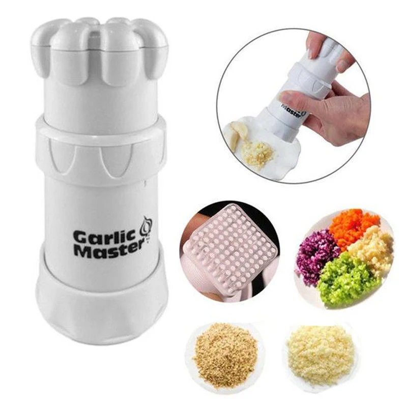 Multifunctional Garlic Master Garlic Ginger Cutter Candy Color Plastic Grinding Tool Kitchen Ginger Grater Grinder Drop Shipping