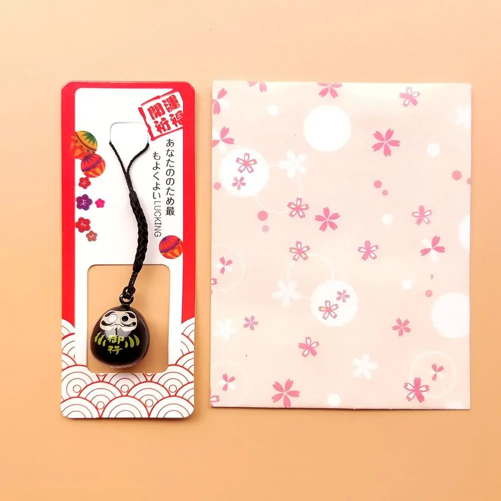 

Accessories Jewelry Craft Bag Pendants DIY Trinkets Phone Pendant Red Keyring Japan Daruma Bells Pendant Lucky Cat Keychains