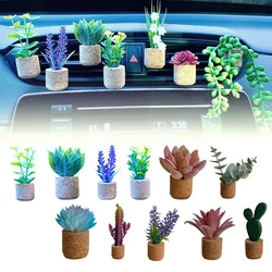 3D Artificial Plants Shape Aromatherapy Vent Car Love Air Stone Perfume Car Diffuser Perfume Clip Car Interior Accessories