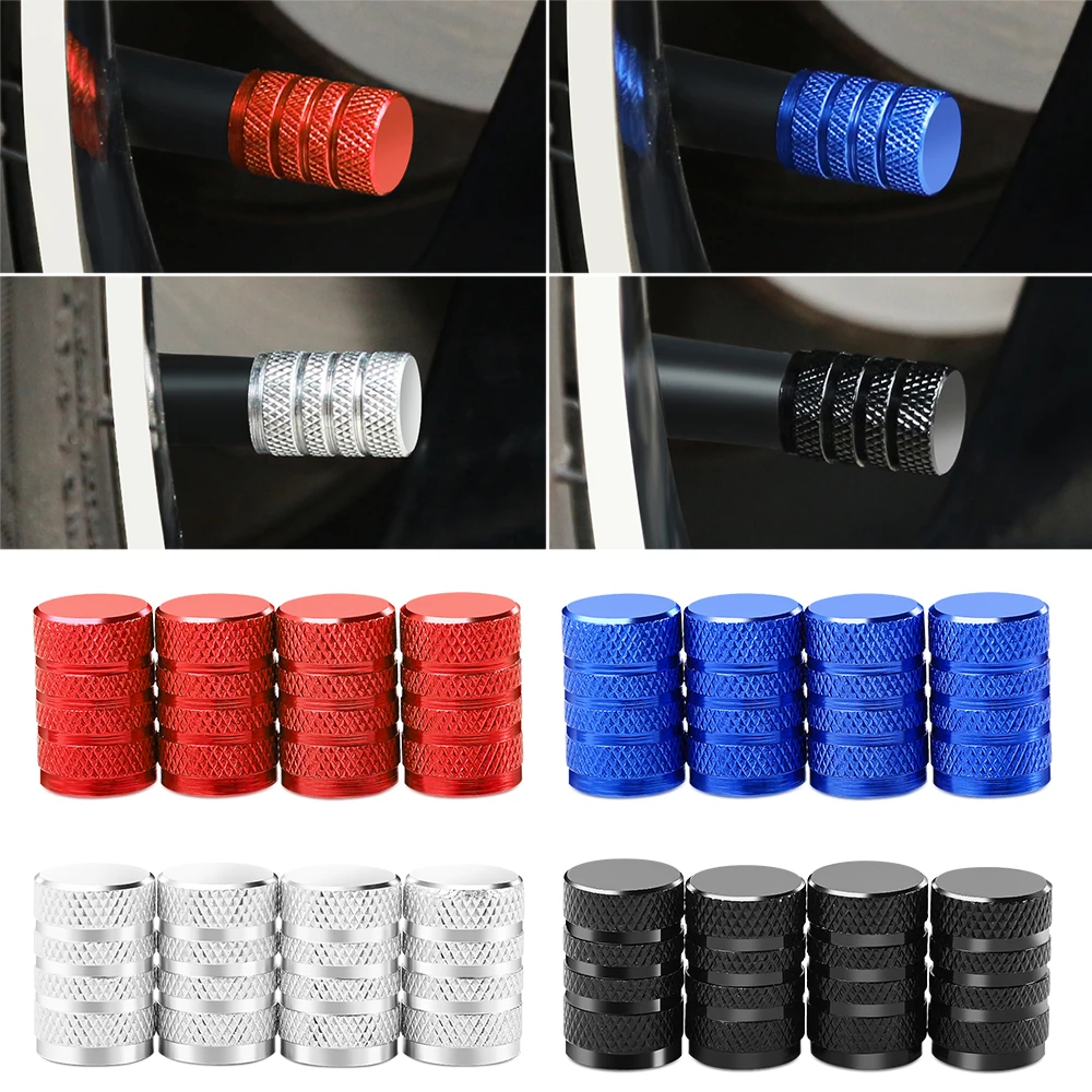 

Aluminum Alloy Car Wheel Tire Valve Caps for Toyota Land Cruiser Prado 150 Avensis Prius Crown For Subaru Forester XV