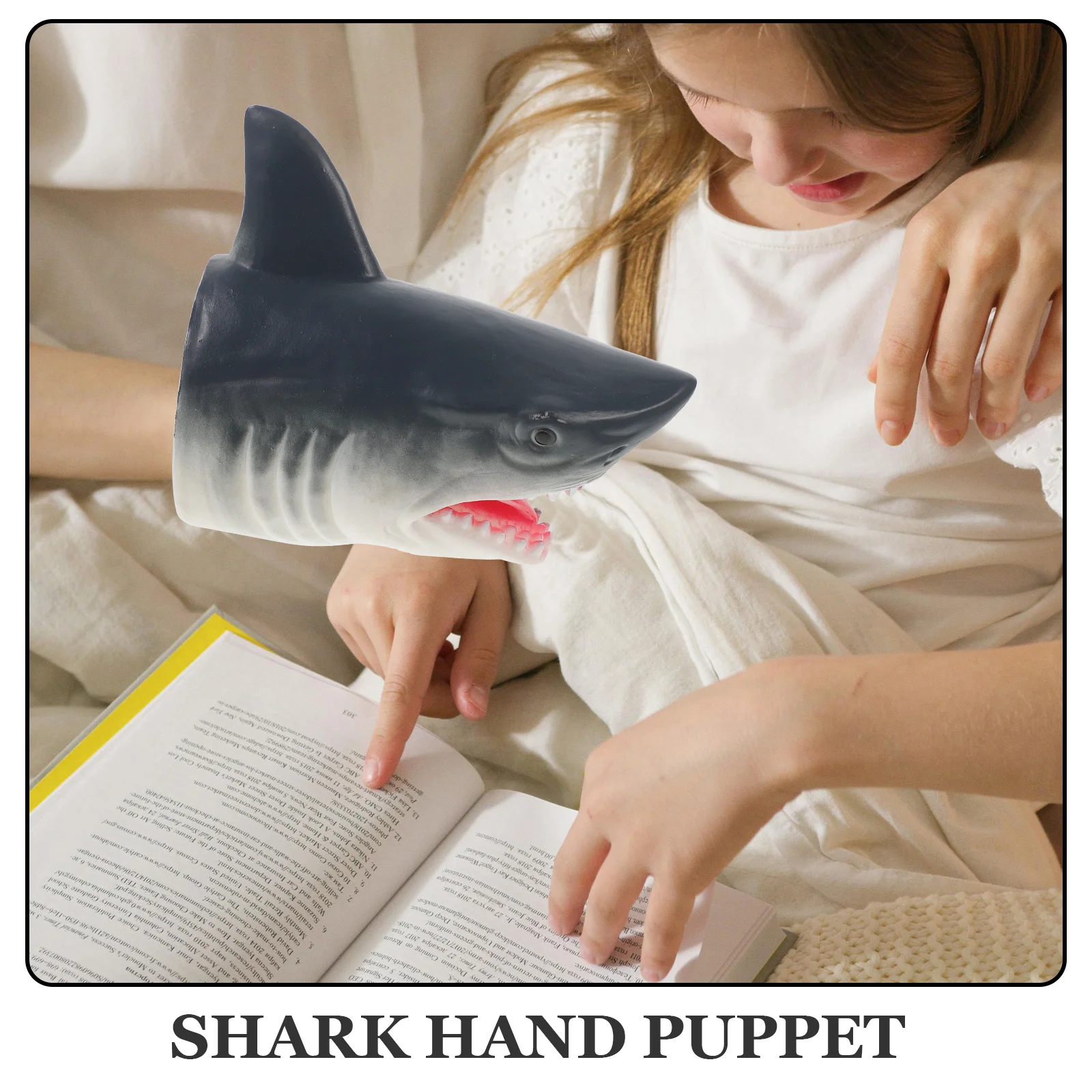 1PCS Realistische Shark Handpuppe Spielzeug Dinosaurier Tier Vinyl Eltern kind Interaktive Storytelling Rolle spielen