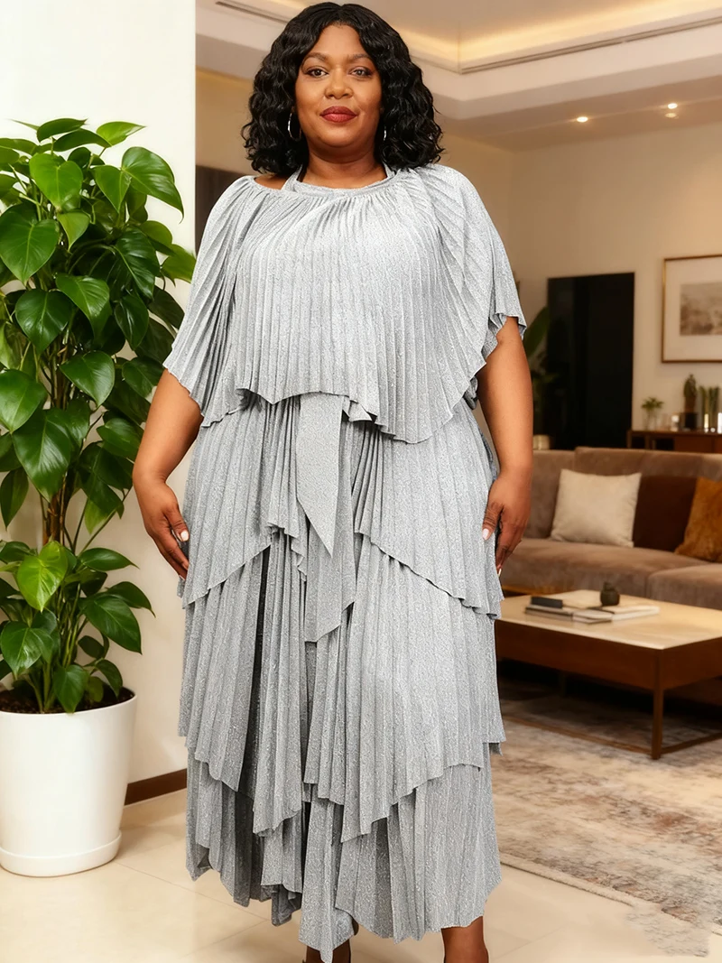 

Традиционный комплект из 2 предметов, африканская одежда, кафтан, модный халат, африканские платья Femme Dashiki, африканские платья для женщин, 2025 г.