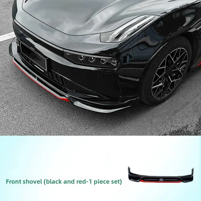

For ZEEKR 001 2024-2025 Front Lip Modified ABS Front Shovel Surround Body Kit Car Accessories