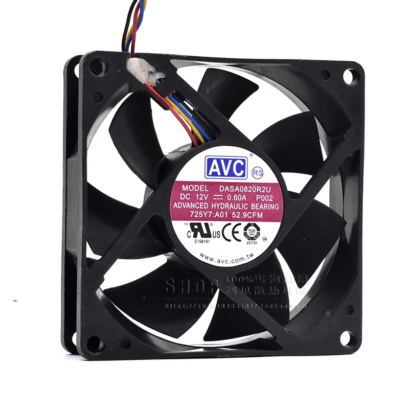 

Original 8020 12V 0.60A 8CM 4-wire temperature controlled CPU chassis fan DASA0820R2U