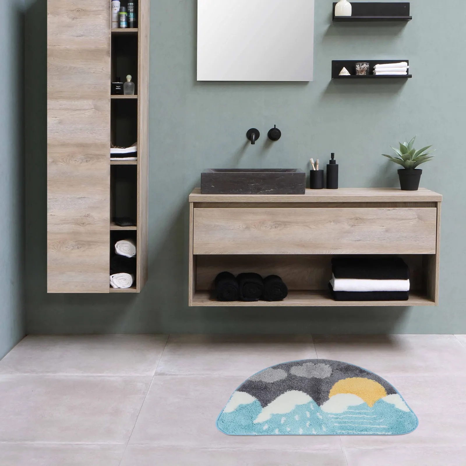 

Anti-skid Floor Cushion Entrance Door Mat Mats Cushioned Carpet for Living Room Front inside