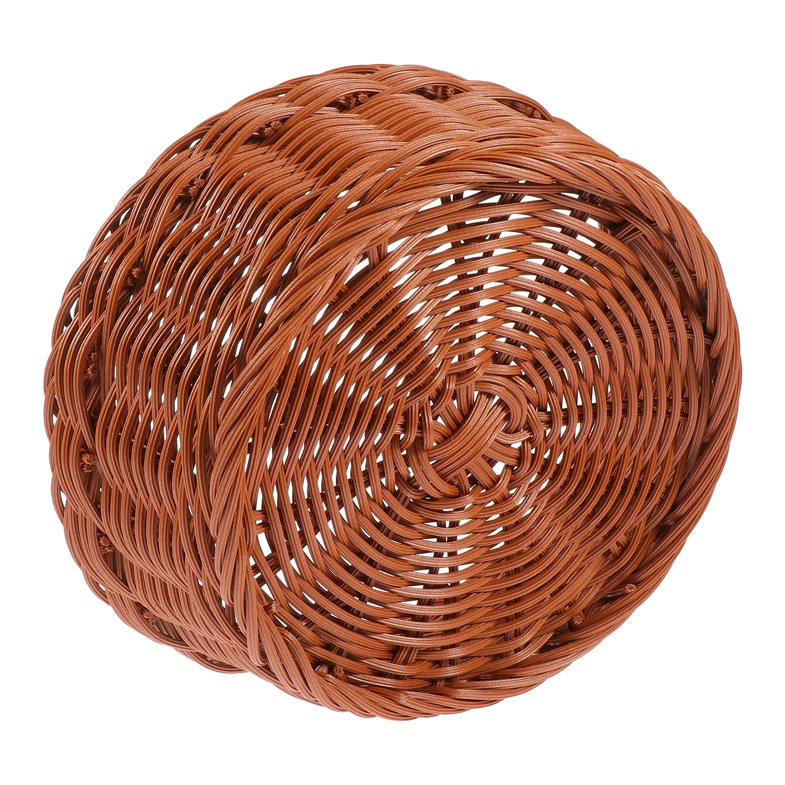 

Fruit Storage Round Baskets Home Storage Basket Kitchen Food Fruit Basket Serving Decorative Stable Base