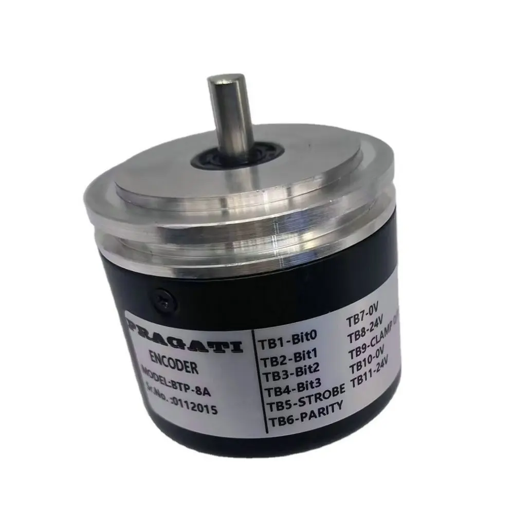 CNC Lathe Turret Rotary Encoder 24V 6mm Shaft Replacement for BTP-8A BTP-12A