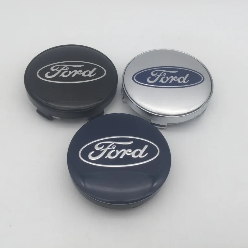 4pcs 3D for ford 56mm 60mm 68mm Car emblem Wheel hub Center Cap Badge covers sticker Decal styling auto Accessories