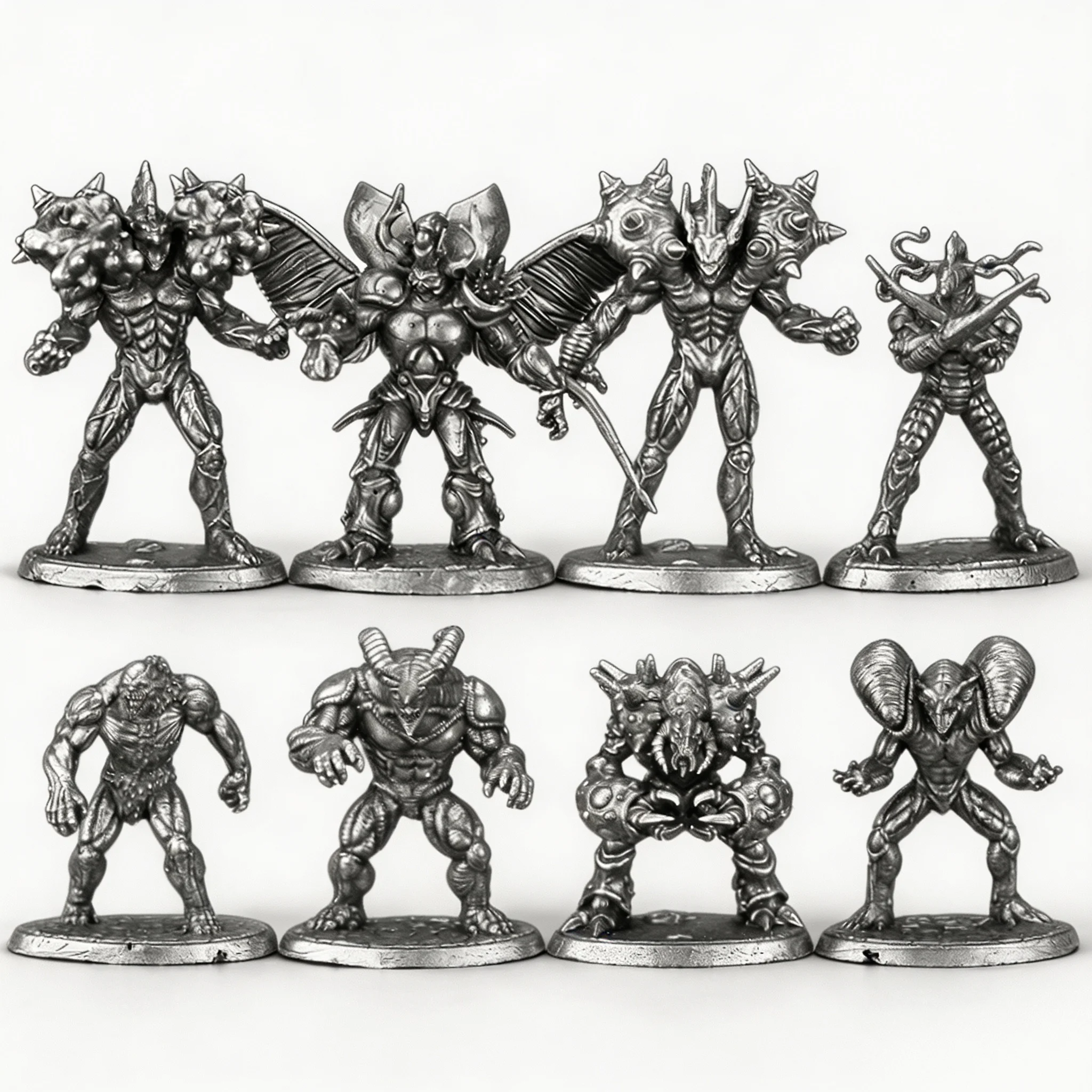 Nickel‑silver Metal Comic Super Beast Soldier Model Tabletop Game Ornament Miniature Wargaming Figurine
