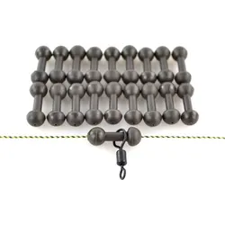 20PCS Chod Beads Rigs Beads Carp Fishing Tackle Line Protector Zig Rig Chod Safety System Fishing Tools