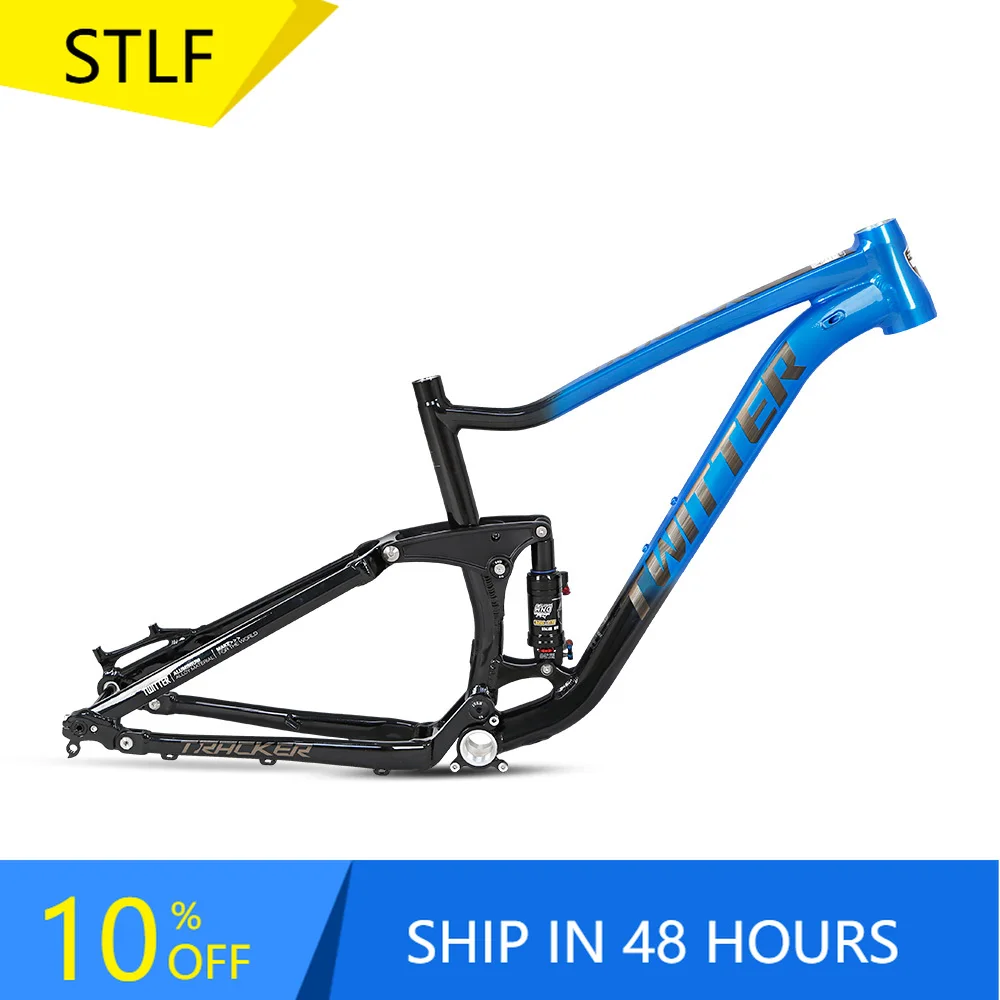

STLF Factory Direct Bicycle Parts Full Suspension Frame Alu Alloy Mtb Bike Frame Marco De Bicicleta Alu 29er Mountain Bicycle Fr