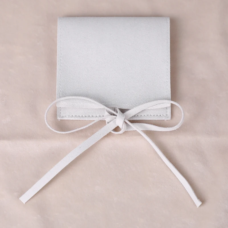 

High Quality 10pcs 8x8cm Three-color microfiber bag Treasure Candy Ring necklace earring Packing Pouches Can Customized Logo