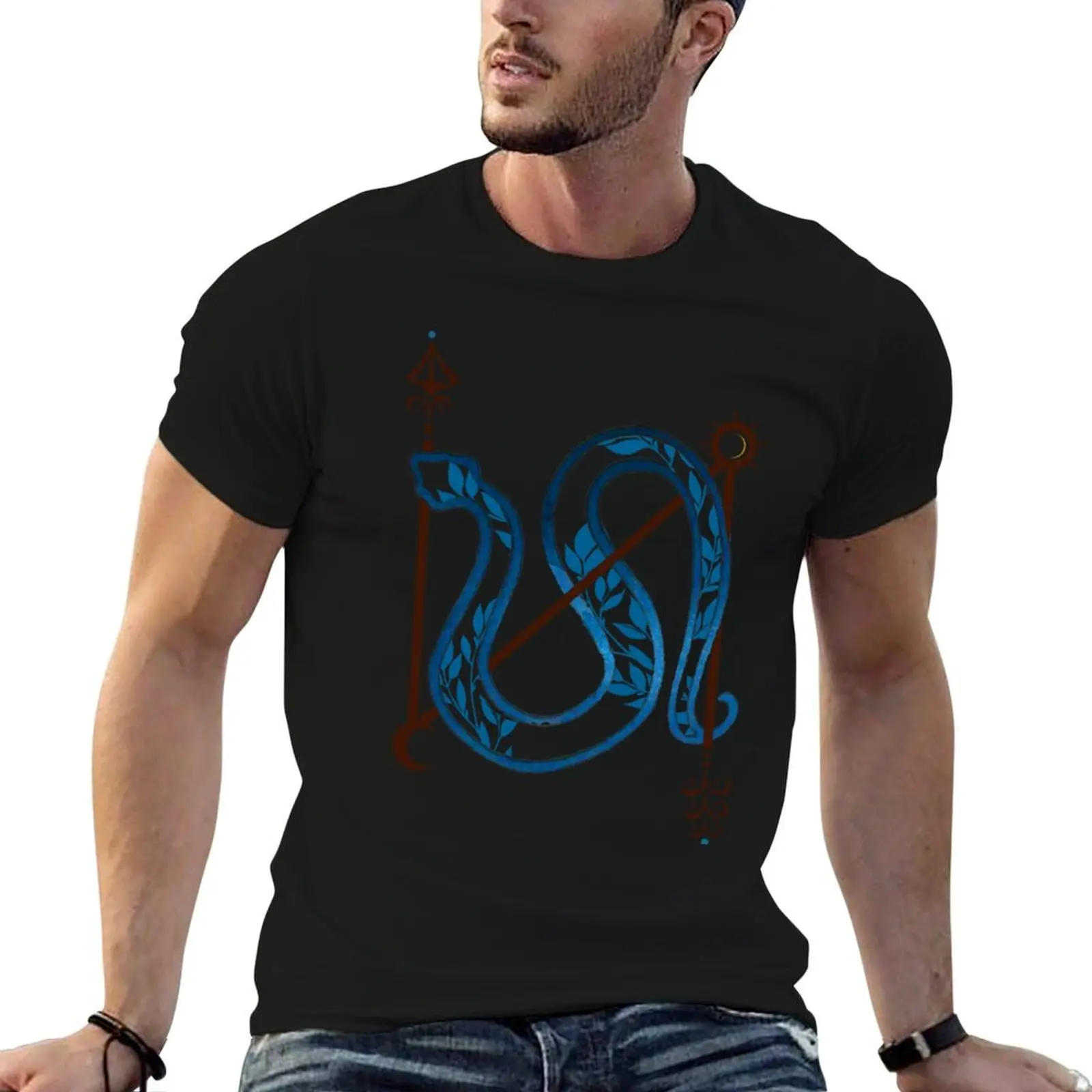 

Pictish Pict Celtic Scottish Snake and Zrod Variation T-Shirt man t shirts graphic man tshirt T-Shirt