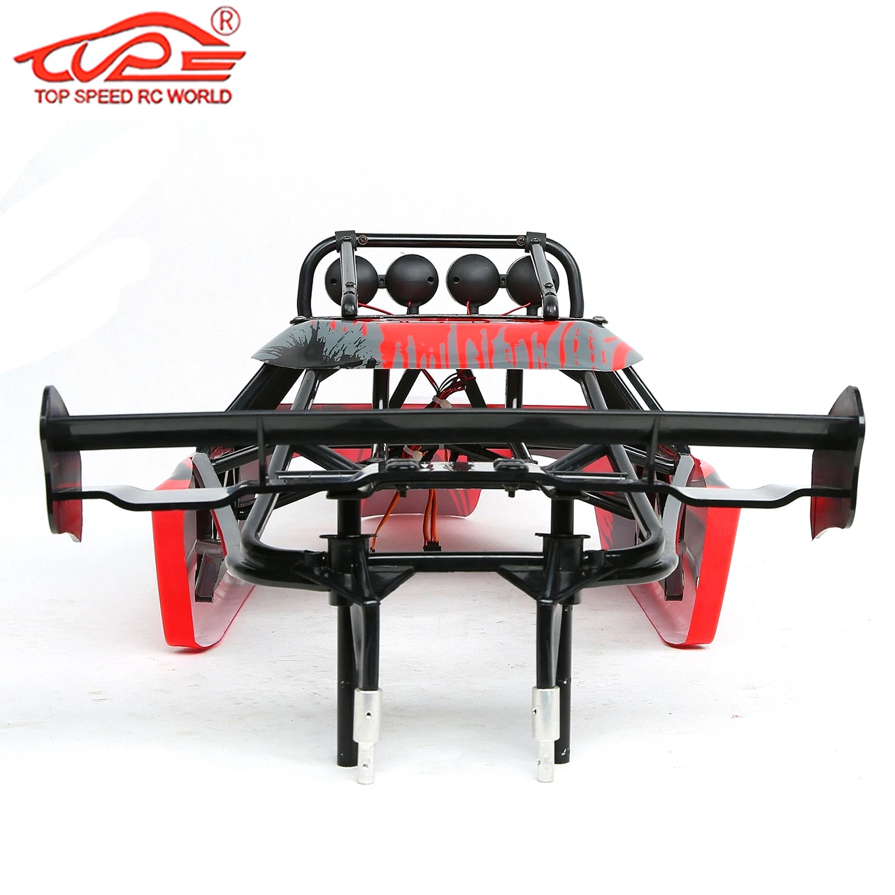 Zestaw karoserii Roll Cage Wing dla 1/5 Scale Rc Car Gas HPI ROFUN BAHA ROVAN KM BAJA FT Buggy Truck Upgrade Parts