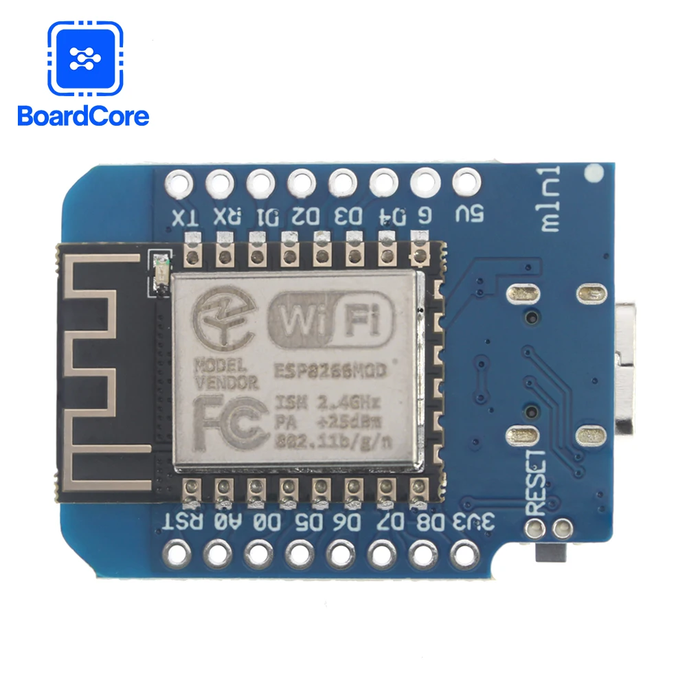 D1 Mini NodeMcu Development Board TYPE-C/MICRO USB WiFi NodeMcu Lua WIFI Based on ESP8266 ESP-12F Module for Arduino