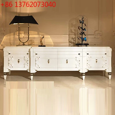 

Postmodern solid wood TV cabinet, modern simple storage cabinet display cabinet