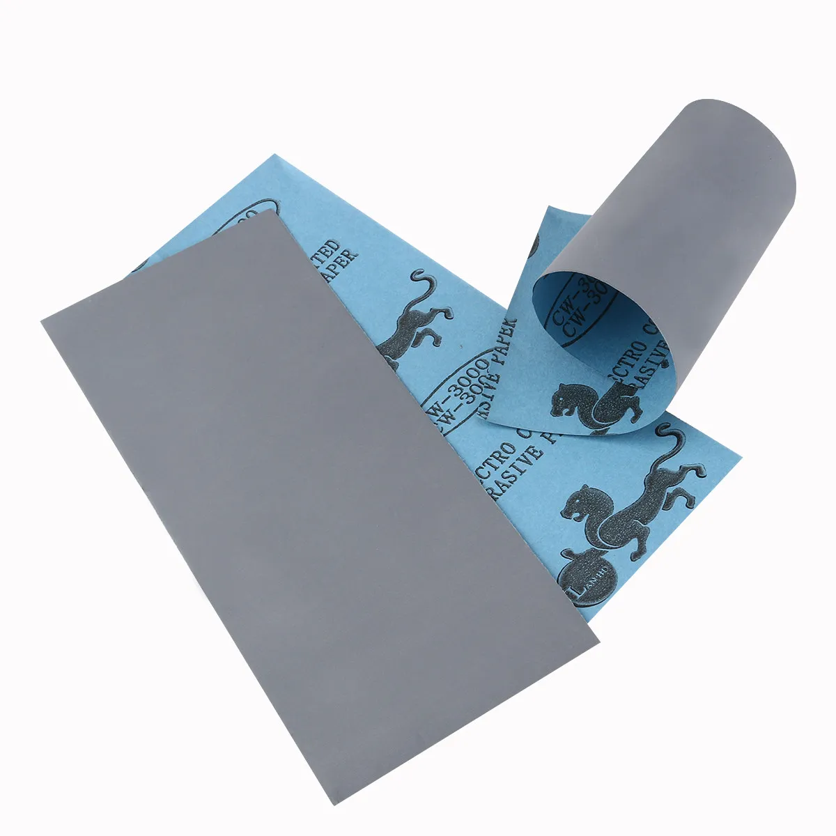 36Pcs Dry Wet Sandpaper Assortment 400-3000 Grit 9 Levels Silicon Carbide Waterproof Coated for Automotive Wood