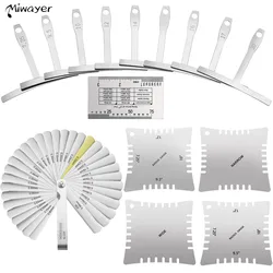 Miwayer Guitar Luthier Measuring Tool Kit Set String Action Ruler Understring Radius Gauge Guitar Repair Tools