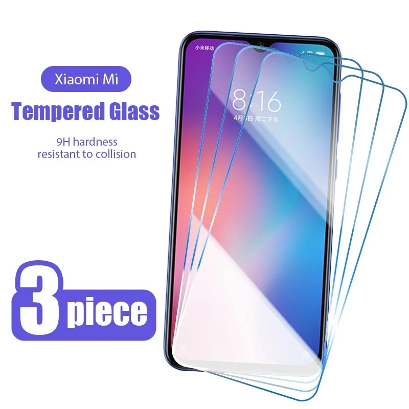 1/3pcs Screen Protector for Xiaomi Mi 10T Pro 5G 8Lite SE 6 Tempered Glass on Xiaomi Mi A3 A1 A2 Lite Mi 11 11i 9TPro 9 SE glass