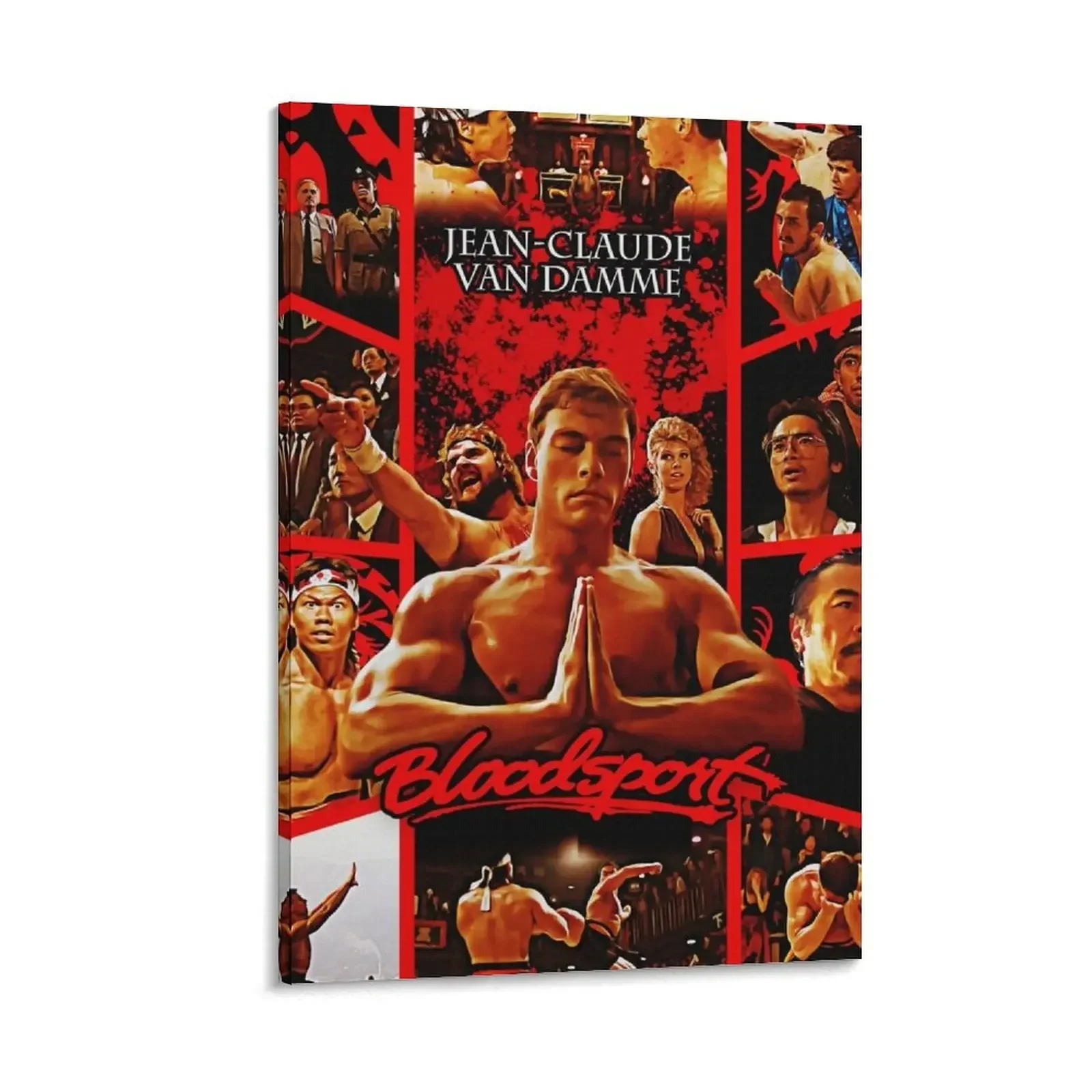 

BLOODSPORT alternative movie poster Canvas Painting room decor art Decoration wall