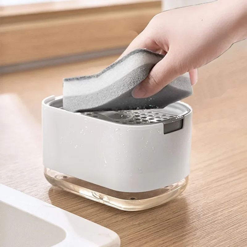 

Kitchen Soap Dispenser Liquid soap dispenser detergent Large capacity soap dish dispenser Bathroom accessories Sink dish foam