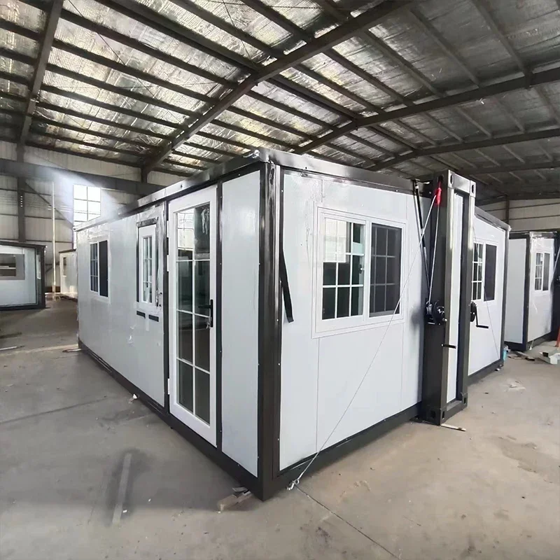 Customizable Luxury Dormitory Steel Structure Prefabricated Expandable Container House Foldable Modular  with Bathroom