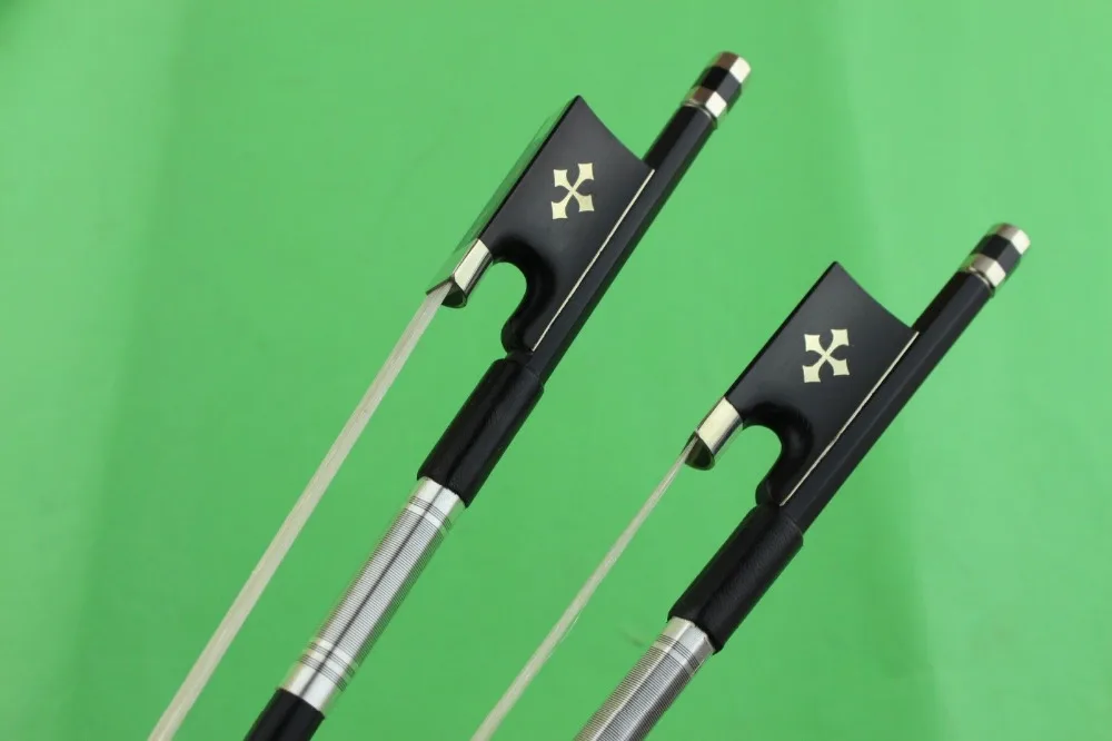 

3 pcs high class black carbon fiber Violin Bows 4/4, Violin Parts Accessories