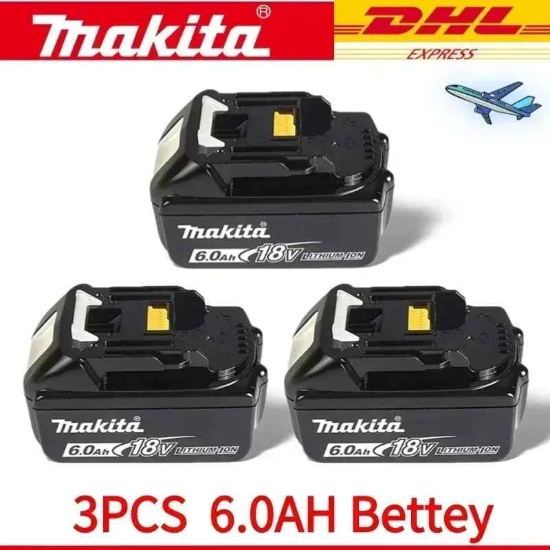 

Makita 18V Battery 3Ah/5Ah/6Ah Rechargeable Power Tools Battery 18V Makita With LED Li-ion Replacement LXT BL1860B BL1860 BL1850