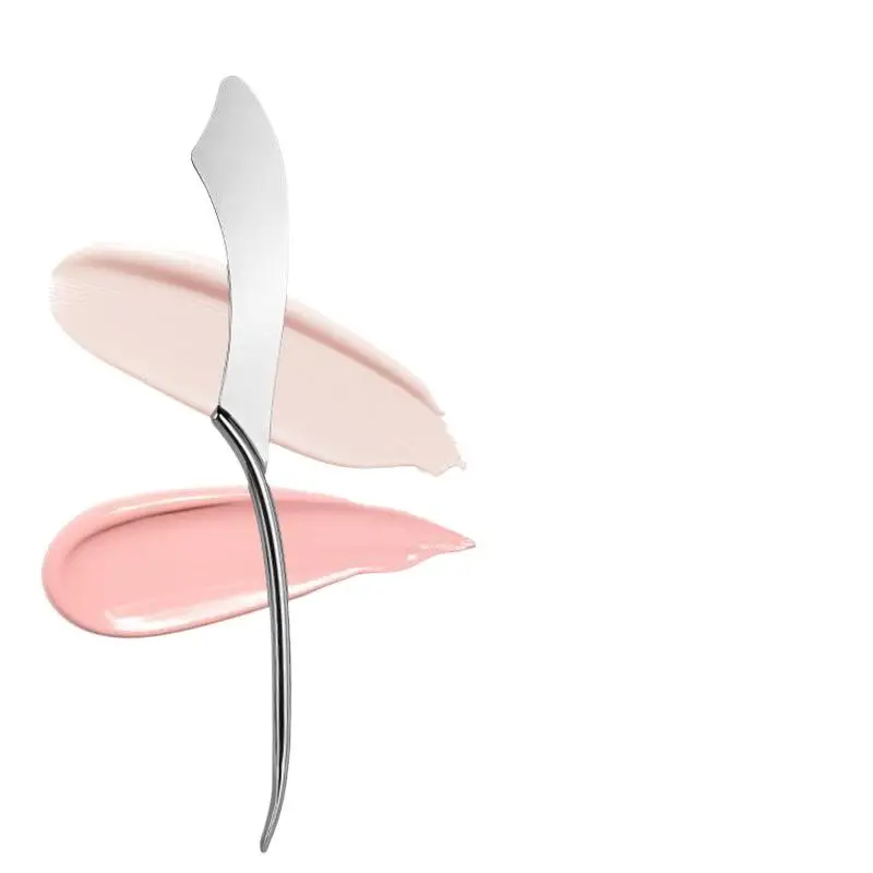 1/2 Stück Edelstahl Bogenförmiges Gua Sha Werkzeug, Meridian-Massagestab für Heim-SPA, Meridian-Massage-Tool – Detail 5