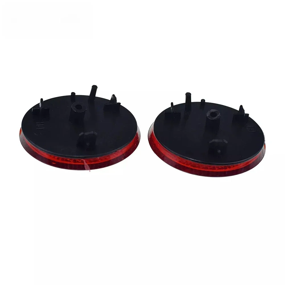 2pcs Car Rear Bumper Round Reflectors Red Replacement Parts 26561JE20A 26560JE20A For Nissan QASHQAI 2007-2015