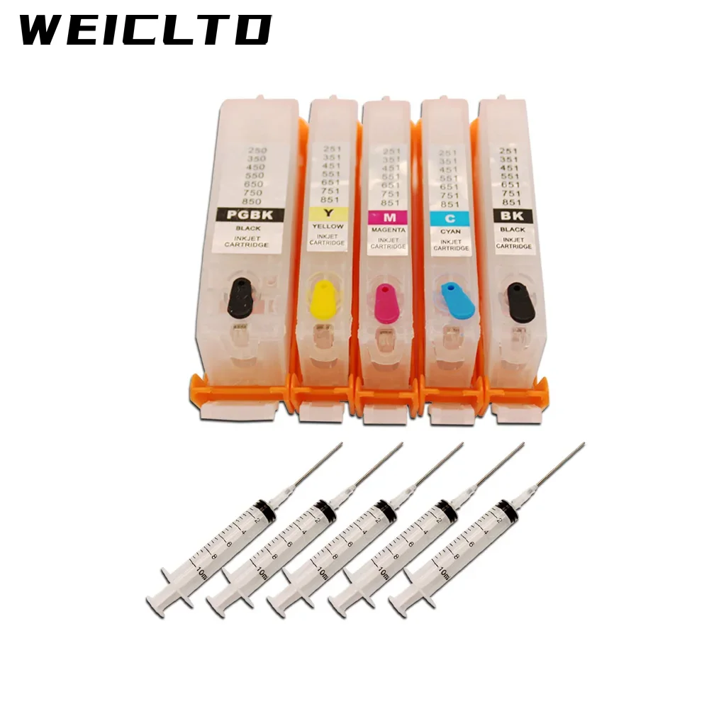 PGI-750 CLI-751 Refill Ink Cartridge for Canon PIXMA iP7270 MG6370 MG5470 MX 727 MX927 MG7170 MG5570 MG6470 iX6870 iX6770 iP8770