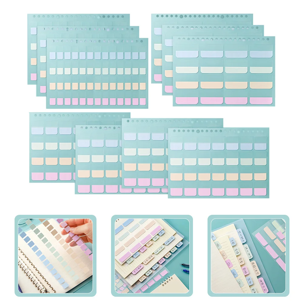

316Pcs Color Note Tabs Bookmarks Sticky Flags Self-Adhesive Multi-Function Reading Markers Color Note Tabs