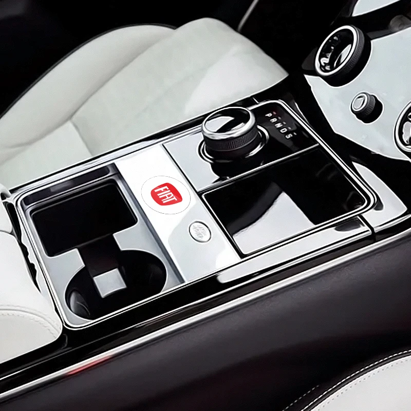 15 مللي متر مفتاح السيارة شارة شعار استبدال ملصقات مفتاح السيارة لشركة فيات 500 500L 500X 124 Aegea MobiPanda Tipo Sedici Centoventi Fiorino #5