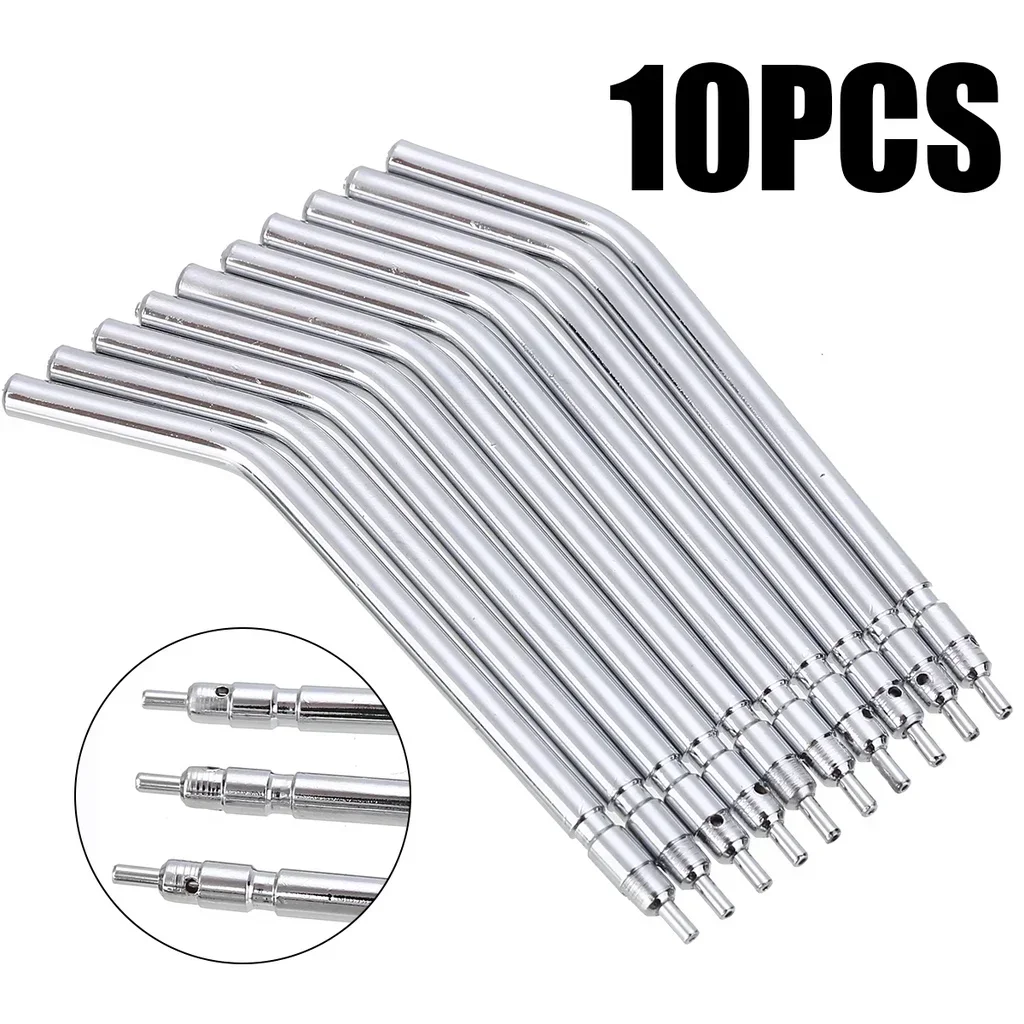 

20/10Pcs 3 Way Dental Air Water Syringe Spray Nozzles Tips for Teeth Whitening Tube Stainless Steel Syringe Spray Nozzles Tips