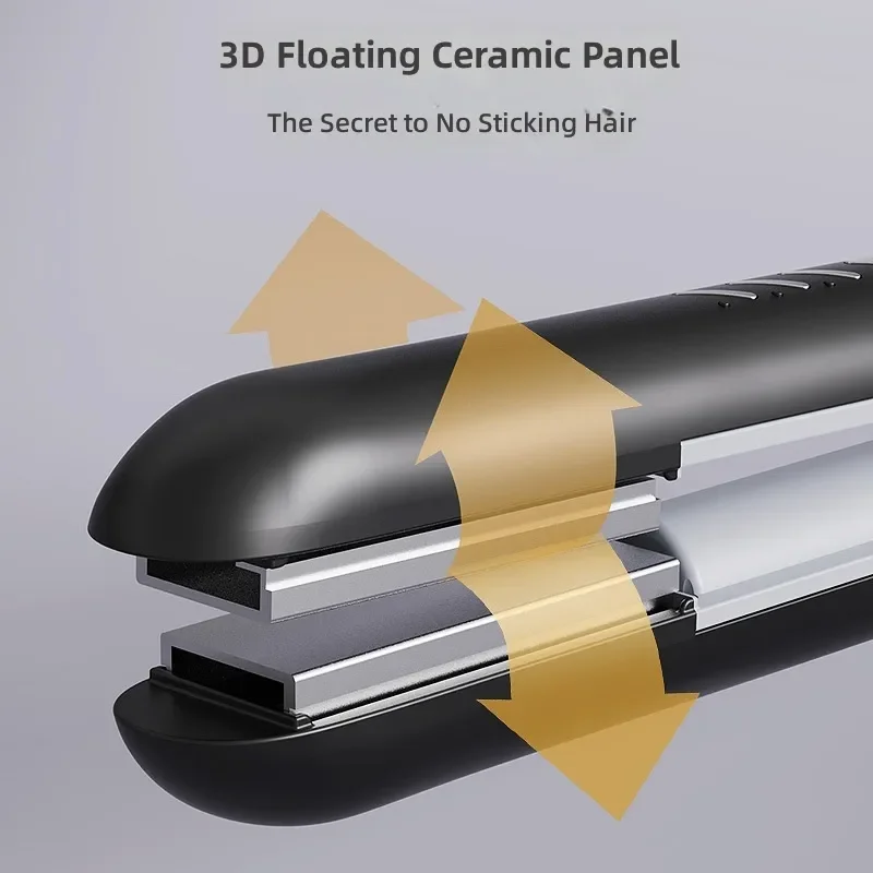 for Wireless Splint Curler Hair Straightener Dual Purpose Mini Charging Portable Without Hair Damage Small Splint