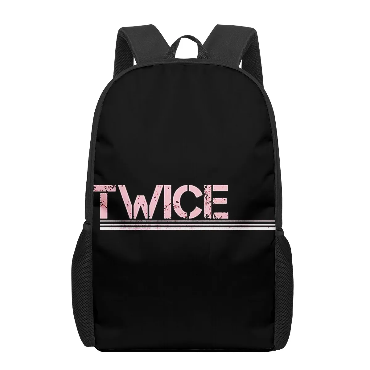 TWICE logo Children School Bag for Toddler Printing Kid's Backpack Schoolbag Shoulder Bag Boys Girls Book Bags Mochila Infantil