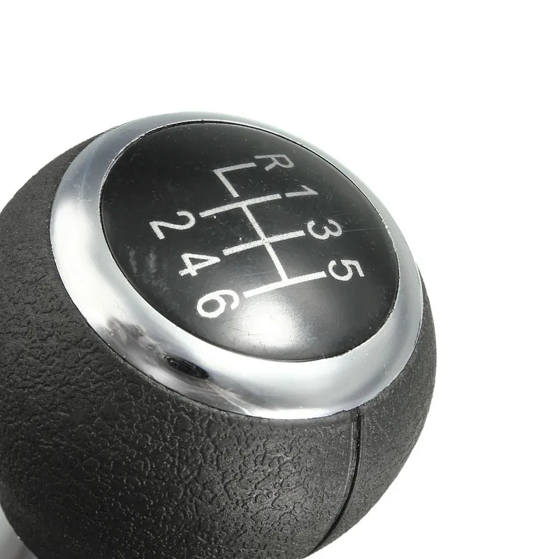 6 Speed For VW PASSAT B6 2005-2012 Manual  Chome Gear Shift Knob Lever Stick Shifter Gaiter Boot Cover PU Leather