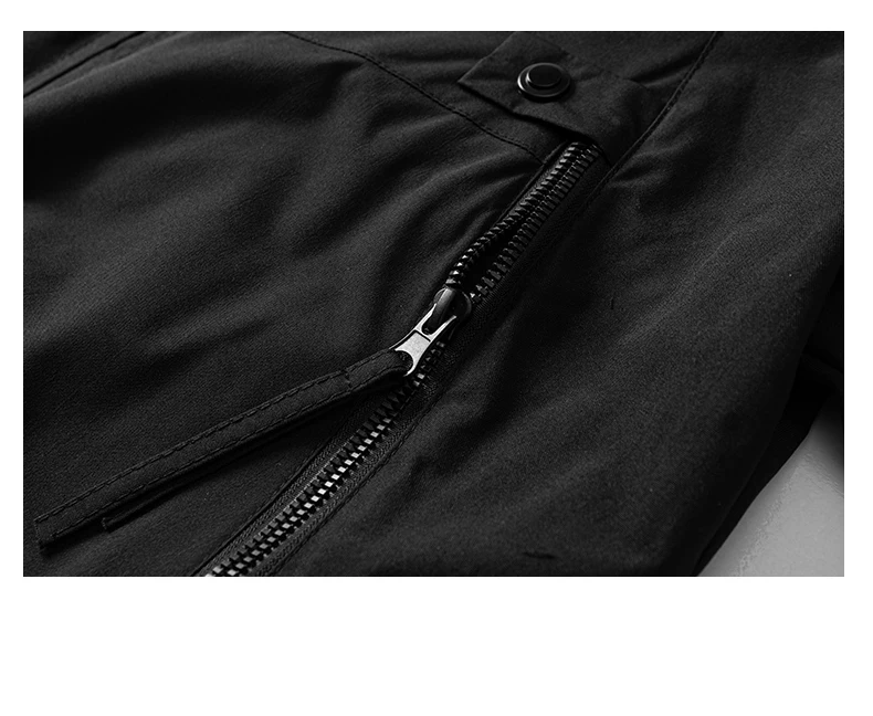 Unisex Outdoor-Kapuzenjacke im Bergstil, winddicht und wasserabweisend, modische Oberbekleidung zum Wandern und Radfahren – Detail 17