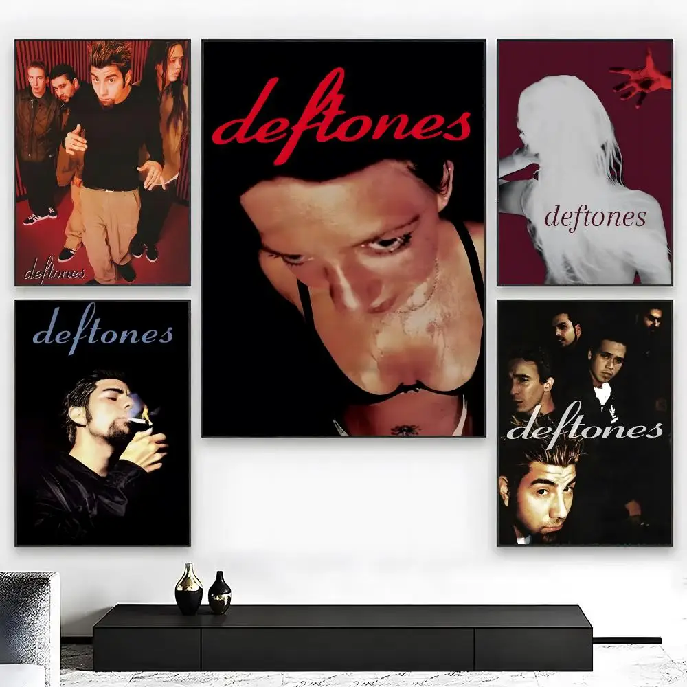 Moive D-Deftones Poster Wall Art Print Removable Water-Resistant Home Decor For Bedroom Apartment Gift