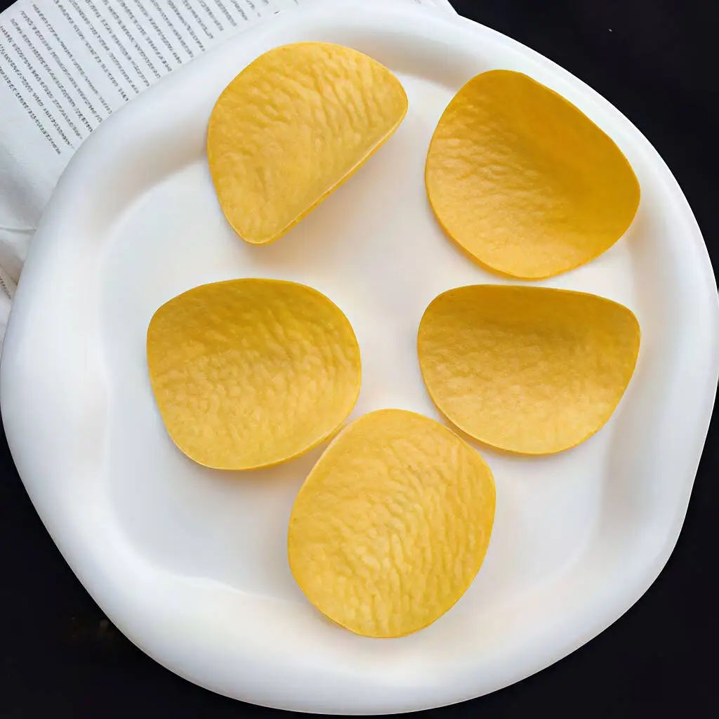 

Realistic Potato Chip Hair Clip - Cute Girlish Student Side Duckbill Clip, Creative Funny Hairpin, Cartoon Hair Accessory