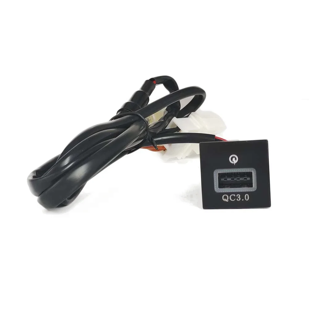 12V/24V Quick Car Charger Socket Cigarette Lighter QC3.0 PD USB Interface Adapter For Volkswagen Jetta 5 MK5 Scirocco Golf 06-12