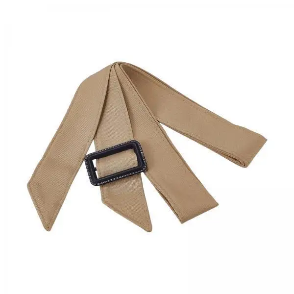 Wide Belts for Women Fabric Trench Coat Belt Adjustable Buckle Band Lightweight Outerwear Strap for Dress and Shirt