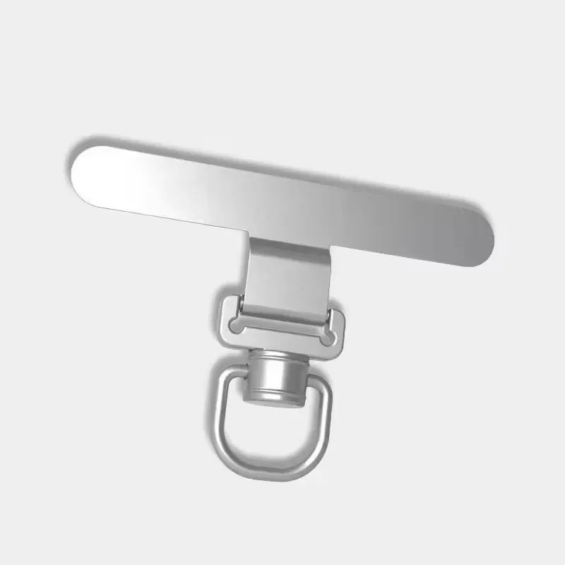 360 °   Draaibare telefoonkoord Clip Patch Ultradunne roestvrijstalen telefoonhoes Hangende touwkaart Anti-verloren riem Vaste pakking